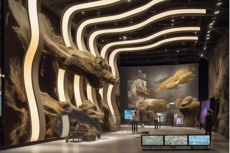 沉浸式文化展覽館施工圖, 多媒體展覽館設(shè)計公司, 文化展覽館多媒體設(shè)備
